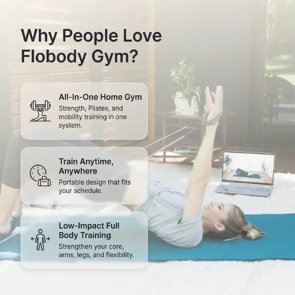 Flobody Gym: Portable Pilates & Resistance Training System